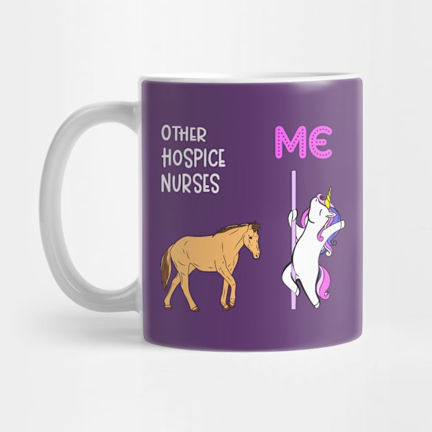 Hospice Nurse - Unicorn & Horse Design by best-vibes-only